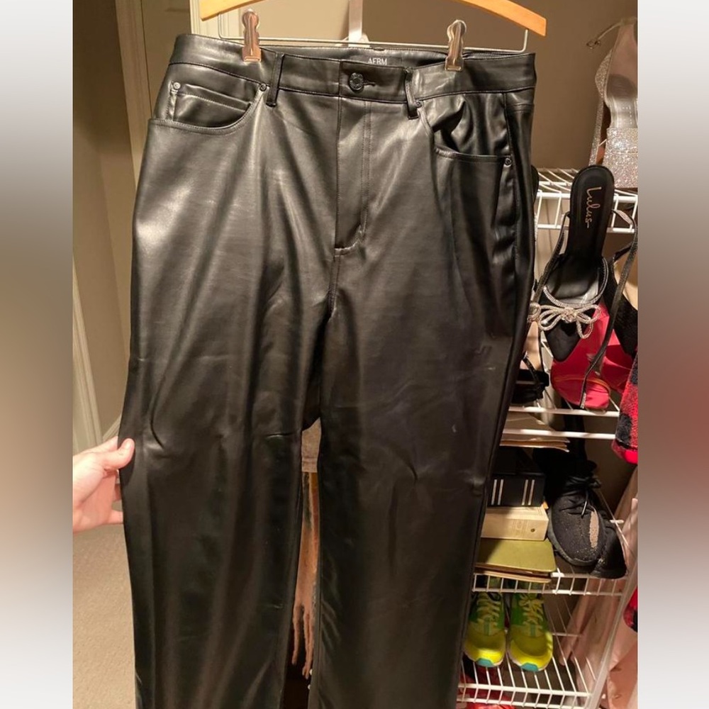 AFRM Faux Leather Pants